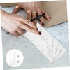 SEWACC 1 Set Sewing Ruler Precision Seam Measuring Gauge for