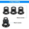 Magnifying Eye Magnifier, 4PCS JewelersMagnifying Loupe Glasses, 5X 10X 15X