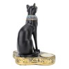 Egyptian Cat Candle Holder Decorative Resin Egyptian Cat Candlestick Exquisite