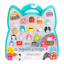 Squish-a-longs Mini-Squish 14-Pack (Wave 3, Style 1) - Pink Cow, Green Caterpillar, Rainbow Chameleon