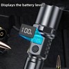Rechargeable flashlights1500L tactical flashlight,Adjustable Focus LED Flashlight, 3 Lighting Modes,