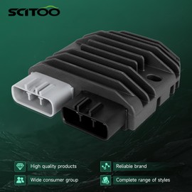 SCITOO FH020AA 1D7-81960-00-00 31600-MGZ-J01 Front,Left Voltage Regulator Rectifier 2013-2014 for Honda CB1100 2013-2017 for Honda CB500F 2014-2017 for Honda CB500X 2013-2017 for Honda CBR500R