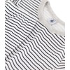 Petit Bateau Boys Pyjamas, White Marshmallow / Blue Tuxedo