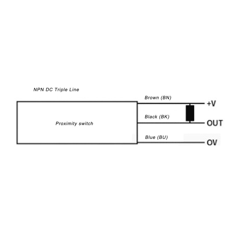 4 Set Inductive Proximity Switch 12mm Dia NPN DC 3