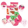 Stephen Joseph Baby Crew Socks, Butterfly, Small