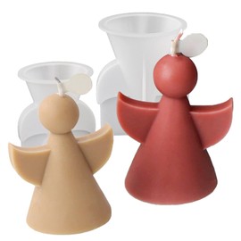 2PCS 3D Angle Resin Mold, Unique Angle Shape Candle Soap Silicone Molds, Cute Doll Epoxy Resin Casting Concrete Clay Mold Keychain Pendant Mold DIY Home Decor Crafts