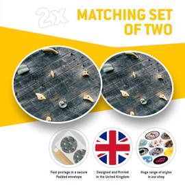 2 x 15cm Vinyl Stickers - Climbing Wall Abseiling Climber Climb Decals 44629