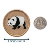 Panda Patrol Patch - 2" Diameter Round Embroidered Patch (Iron-on)