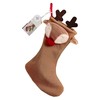Ginger Ray Reindeer Christmas Stocking Hanging Fireplace Decoration