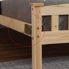 woiron 4PCS Heavy Duty Wood Bed Rail Hook Plates for