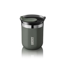 WACACO Octaroma Classico Taza de caf con aislamiento al vaco, vaso de viaje de acero inoxidable de doble pared con tapa para beber, 6 fl oz (180ml),  