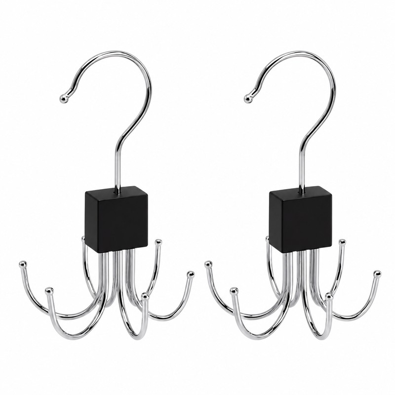 360° Rotating Belt Hanger for Closet Storage – Multi-Use Organizer