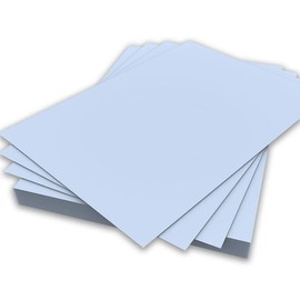 A5 Light Blue Colour Card 160gsm Sheets Double Sided Craft Printer Copier Art Crafts School Office Card Making Printing 148mm x 210mm (A5 Light Blue Card - 160gsm - 50 Sheets)