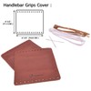 Leather Motorcycle Brake Clutch Covers, Handlebar Hand Grip Covers Throttle