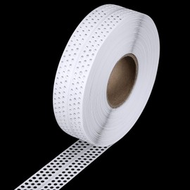 Kingdder Drywall Joint Tape 2" x 132' PVC Multipurpose Self Adhesive Joint Tape Drywall Corner Line Wall Crack Self Adhesive and Patch for Inside and Outside Corner Bead, Ceiling Wall Crack Filling