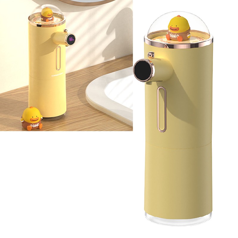 Automatic Foam Soap Dispenser Cute Intelligent Infrared Sensor Waterproof Rechargeable