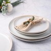 AmorArc Ceramic Dinner Plates Set of 6, 10.5 Inch Handmade