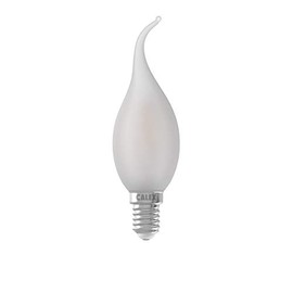 Calex Windstoßkerzenlampe matt LED-Filament 3.5W (ersetzt 35W) E14