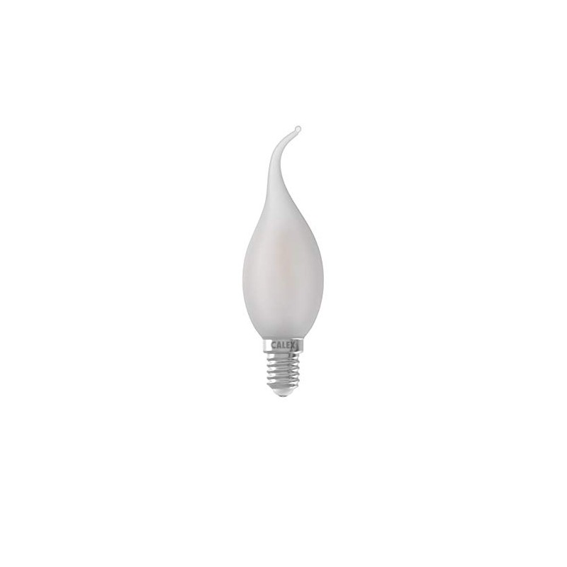 Calex Windstoßkerzenlampe matt LED-Filament 3.5W (ersetzt 35W) E14