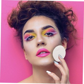 PACKOVE 1set Reusable Fiber Makeup Remover Pads Set Washable Face Pads with Storage Bag for Daily Cleansing Gentle Skin Care and Makeup Removal 6pcs