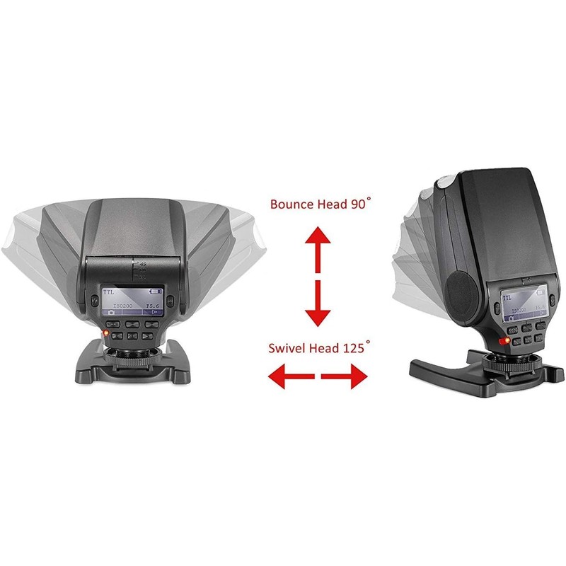 Mini TTL Speedlite Flash Automatic Flash Compatible with Sony Alpha