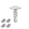 200Pcs Self Drilling Screw M4.2x13 Round Washer Head Stainless Steel