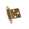 RV Designer H239, Free Swinging Hinge, Brass, 2 Per Pack,