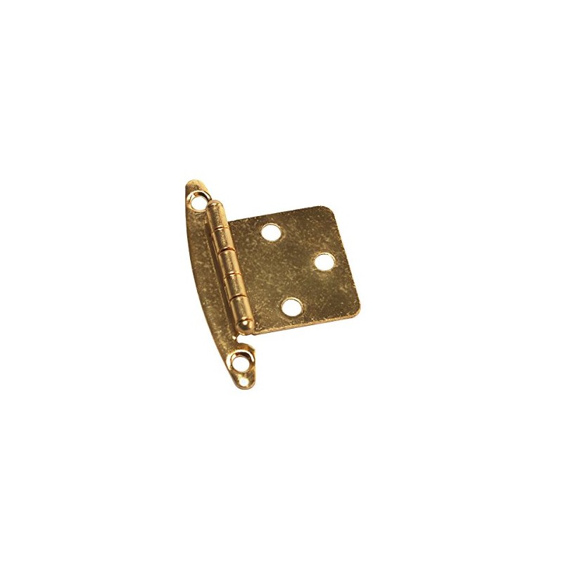 RV Designer H239, Free Swinging Hinge, Brass, 2 Per Pack,