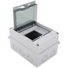 Circuit Breaker Box PC IP65 Waterproof 5 Way Transparent Cover