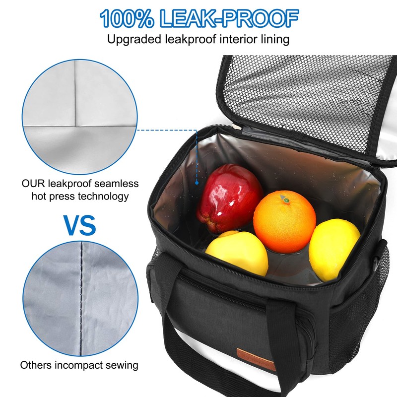 Femuar Reusable Lunch Box for Men/Women - Insulated Lunch Bag