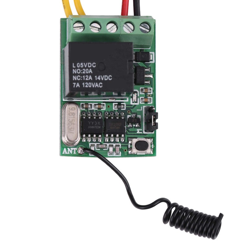 Eujgoov DC 4V 5V 6V 7.4V 9V 12V Radio Relay