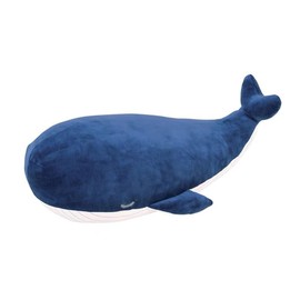 MAIPAI Cute Whale Stuffed Animals Plush Pillow,Soft Kawaii Blue Whale Plush Toy,Cotton Plushies Pillows Doll for Kids Plush Figure Gift (Blue 25cm)