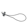 JCBIZ 5PCS Elastic Cable Tie Adjustable Button Tightening Strap 2.5mm