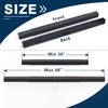 Pearwow Adjustable Curtain Rod & Valance Kit,Easy to Install Curtain