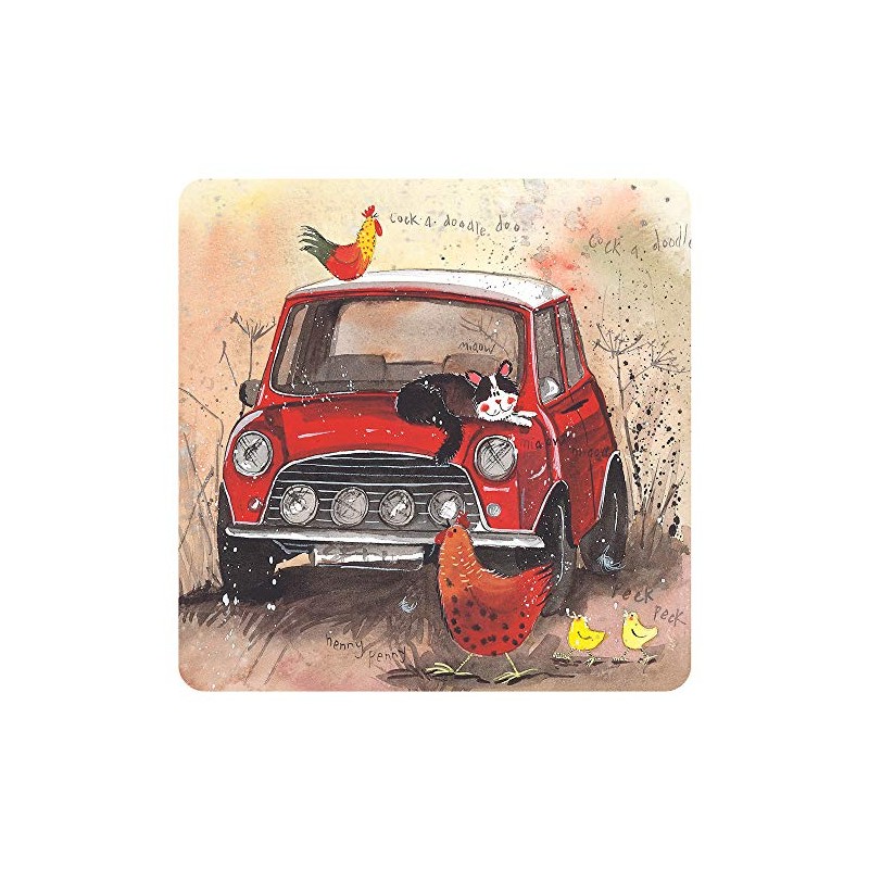 ALEX CLARK Mini Car Coaster (single) - Vehicle - Cat