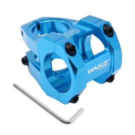 CADUFUELLY 31.8 Stem 35mm MTB Mountain Bike Riser Handlebar Short Stem (Blue)