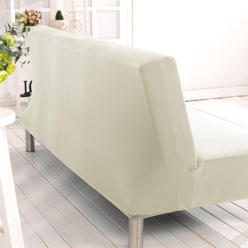 Stretch Futon Cover Armless Sofa Slipcover Foldable Sofa Bed Covers