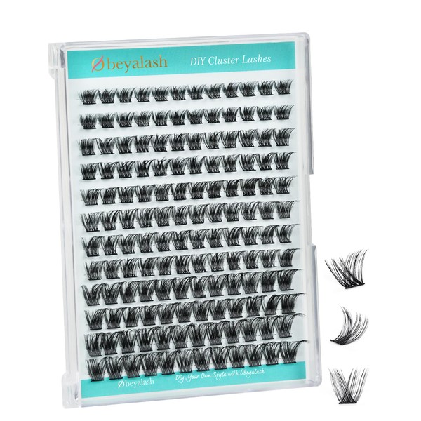 Obeyalash Cluster Lashes Extensions, Individual Eyelashes, DIY Eyelash Extensions, Mega