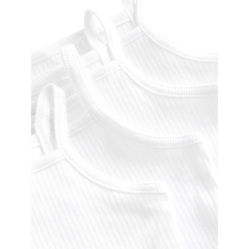 NEXT Baby Bodysuit with Thin Straps Pack of 10, White,