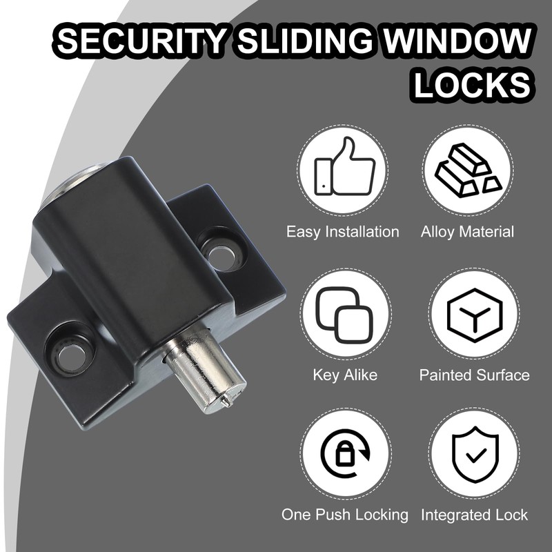sourcing map Sliding Window Locks Push-in Sliding Window Security Lock