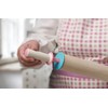 Bakelicious Adjustable Rolling Pin, Wood and Nylon, 12-Inch Barrel