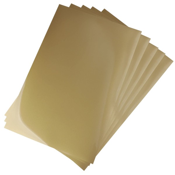19 - Star Gold/Gold 5 Pieces Approx. A4 Size Approx.