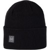 Crossknit Beanie Sol, Black, One Size