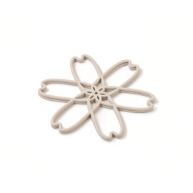 iPROTECT - Stack Expert | Multi-Purpose BPA-Free Silicone Pots/Pans Protector. Set of 2 or 3. for All Cookware Sizes, Protects Coating & Scratches, Trivet for Larger cookware (Silver Gray, S)