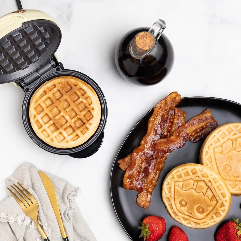 Uncanny Brands Groot Mini Waffle Maker - Cook With Your