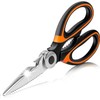 Kitchen Scissors Heavy Duty, Upgraded Sharp Stainless Steel Kitchen Shears