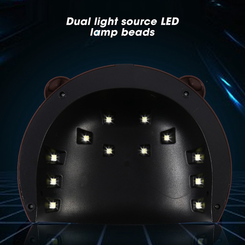 Cute Cartoon Monkey UV LED Nail Dryer 36W Gel Polish