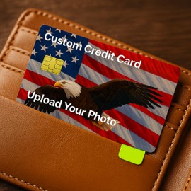 Credit Card Skin with Chip Cutout – Custom Sticker for Debit & Credit Cards | Funny Vinyl Card Cover, Easy Application – Ideal for Wallet Personalization