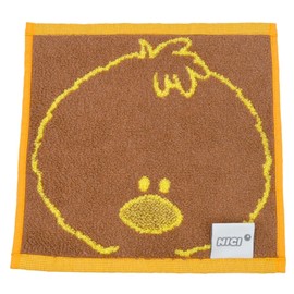 NICI Hand Towel, 9.8 x 9.8 inches (25 x 25 cm), Chick, Yellow