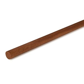 Cindoco Mahogany Dowel 1/2" Round, Single Piece